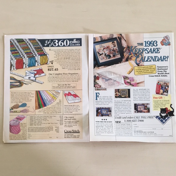 1991-93 Lot of 7 Cross Stitch & Country Crafts Magazines Vintage (Better Homes) - Picture 5 of 11